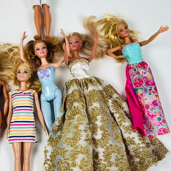 Barbie Dolls & Ken Variety Fashion Dolls Lot With Dog - Picture 5 of 8